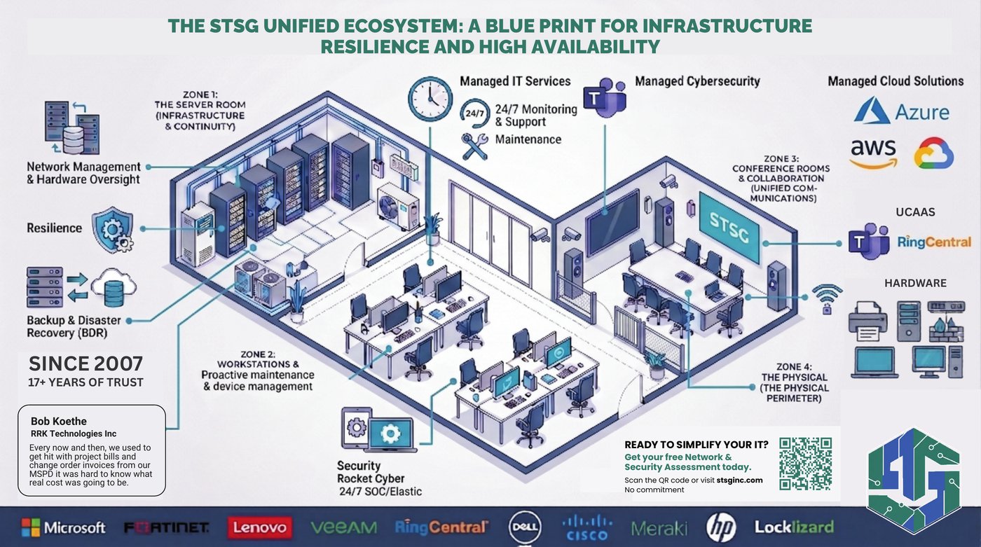 STSG Unified Ecosystem Diagram — Blueprint for Infrastructure Resilience and High Availability